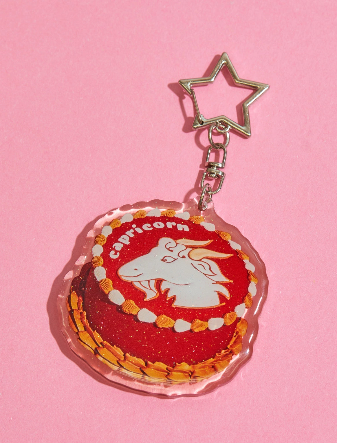 Capricorn Keychain